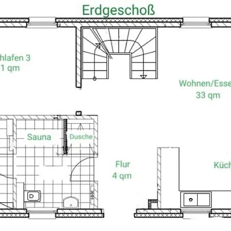 Oogenstern Usedom -ruhige Lage-fischerdorf Dom wakacyjny *
